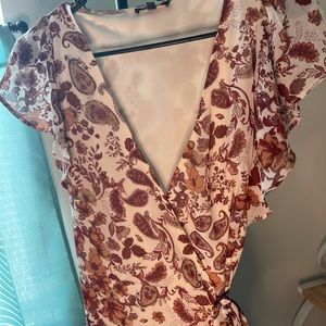 DREW wrap dress High-Low